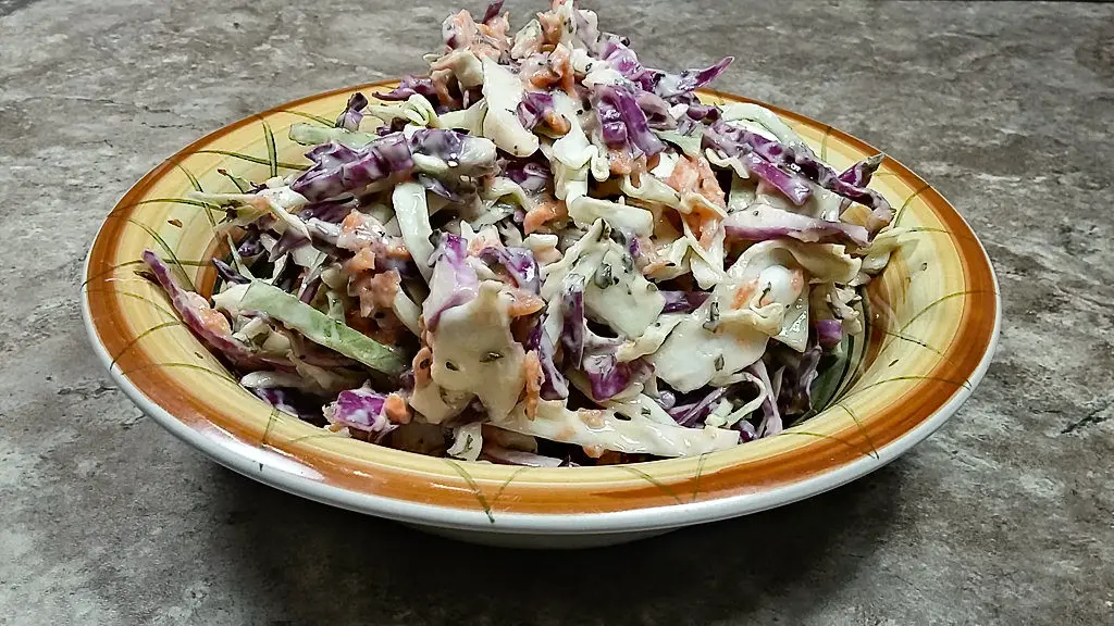 low sodium coleslaw look at the colors