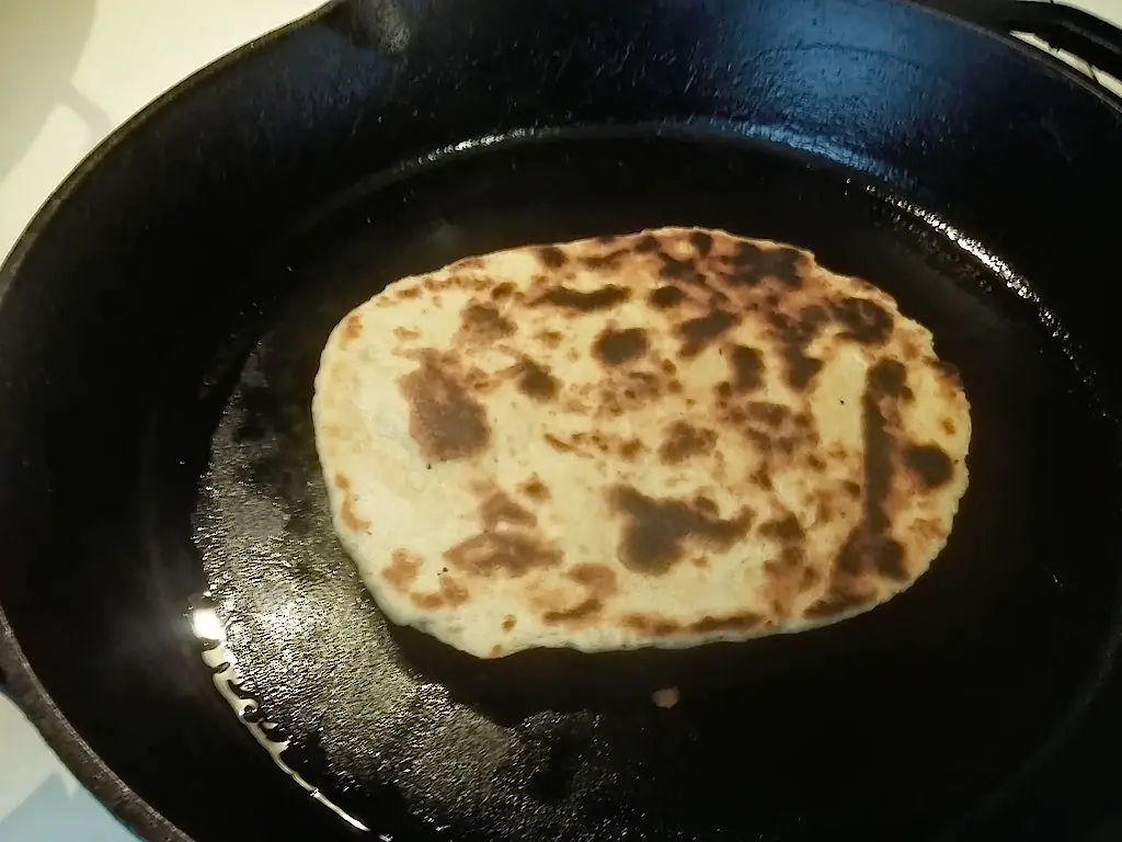 low sodium naan flatbread cook till brown spots and bubb