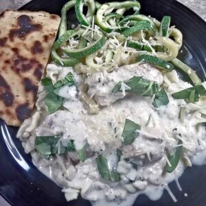 low sodium creamy garlic chicken