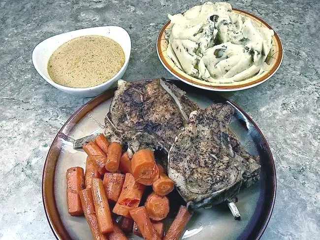 low sodium instant pot pork chop meal