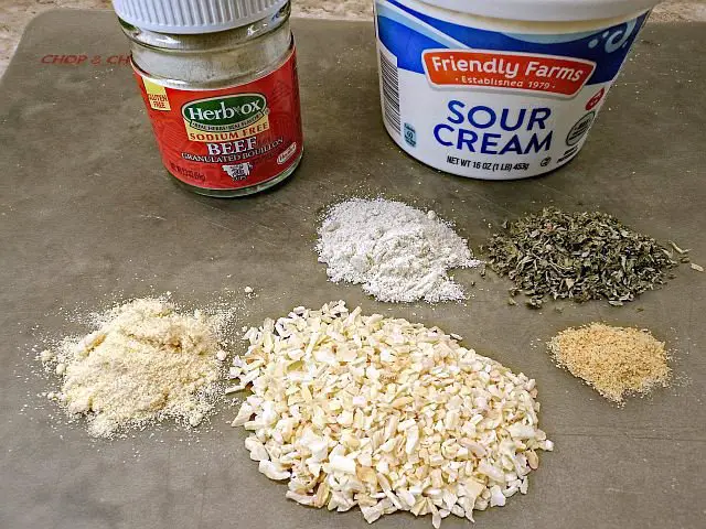 French onion dip ingredients