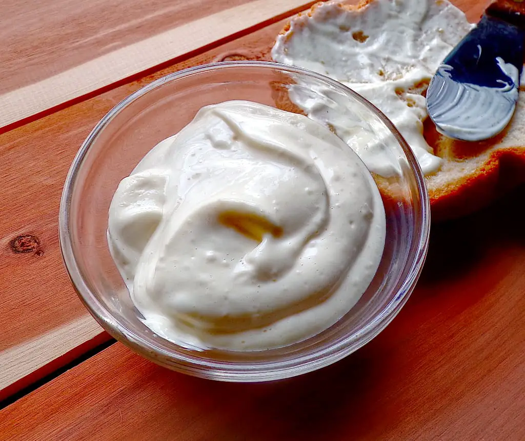 Homemade mayonnaise