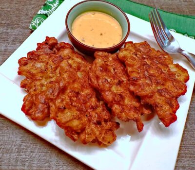 Easy Low Sodium Onion Fritters