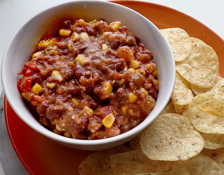 Mexican style low sodium salsa dip
