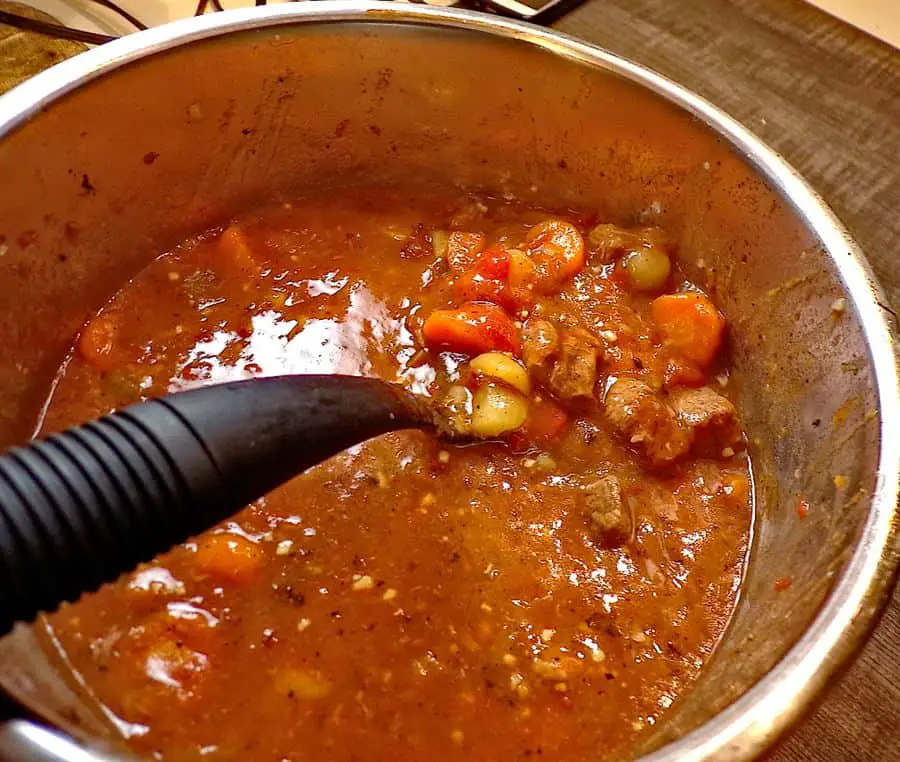 Beef stew in instant pot