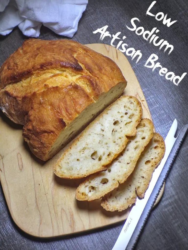 Low sodium artisan bread pin