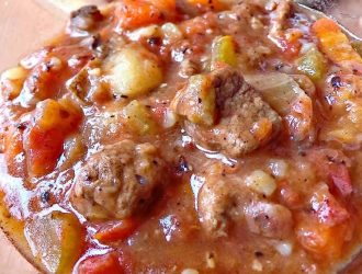 Low sodium beef stew comfort food