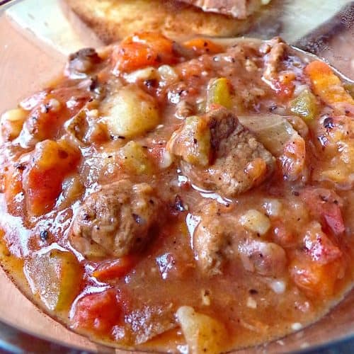 Low sodium beef stew comfort food