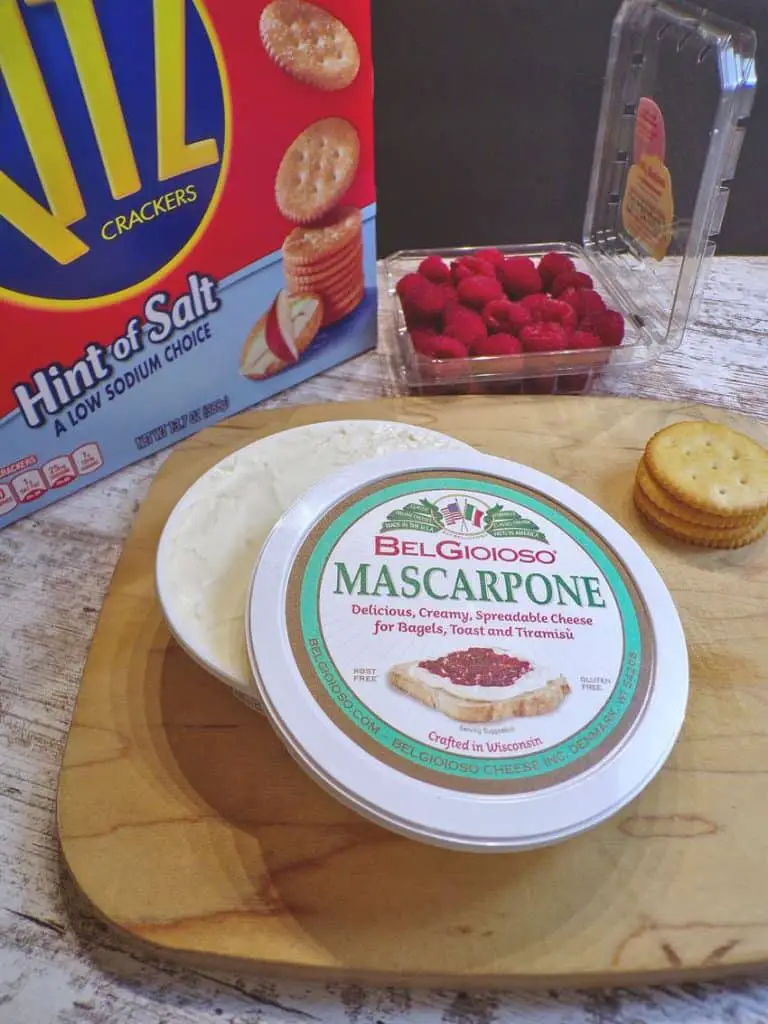 Mascarpone a low sodium cream cheese alternative