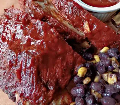 Low Sodium Pork Ribs and Sauce