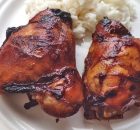 Low Sodium Savory Honey Baked Chicken Thighs
