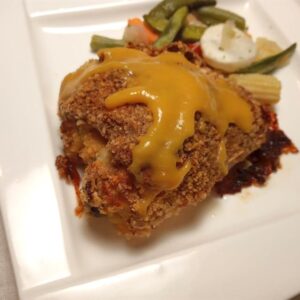 Low Sodium Breaded Oven Baked Chicken Thighs