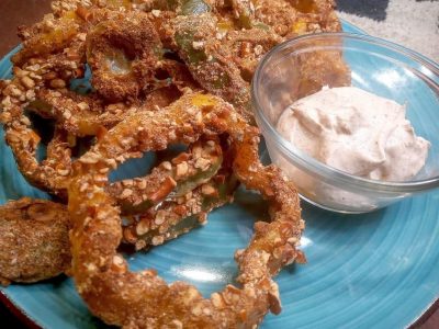 Low Sodium Oven “Fried” Bell Pepper Rings