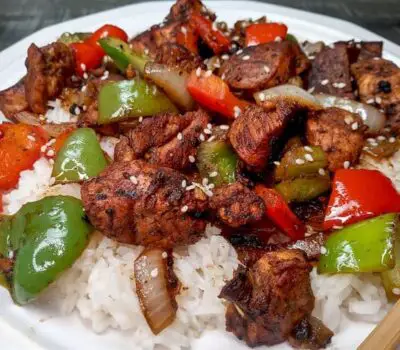 Low Sodium Pepper Chicken Stir Fry