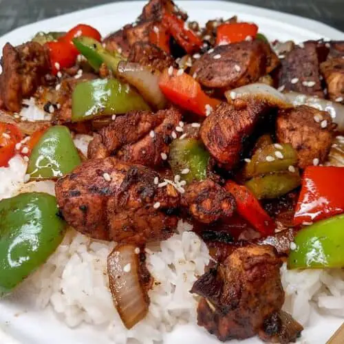 Low Sodium Pepper Chicken Stir Fry