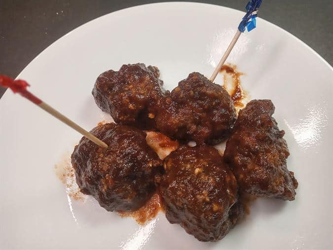 Italian meatball barbecue sauce appetizer