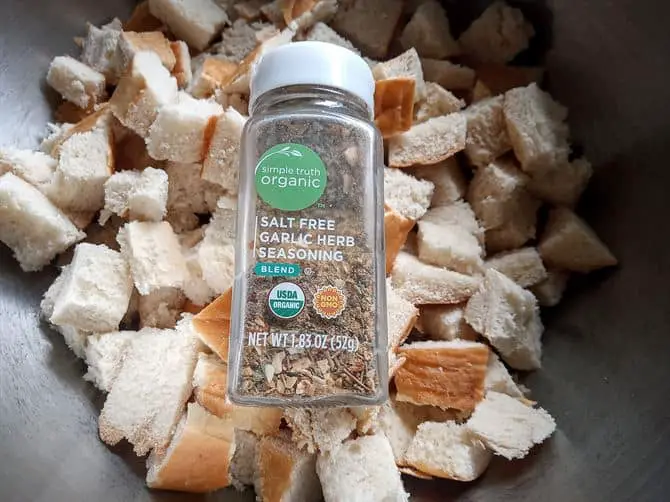 Salt free garlic herb seasoning