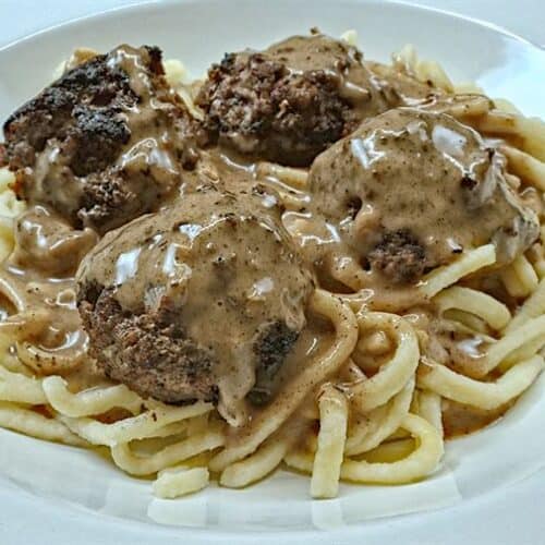 Low sodium meatballs and gravy