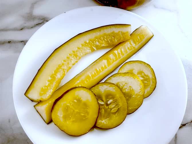 Low sodium pickles