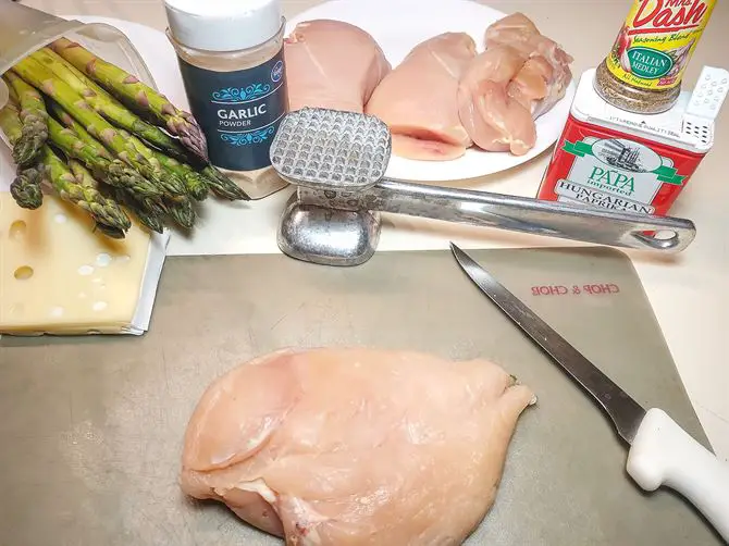 Ingredients low sodium asparagus stuffed chicken