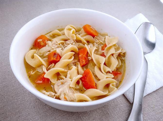 Low sodium chicken noodle soup