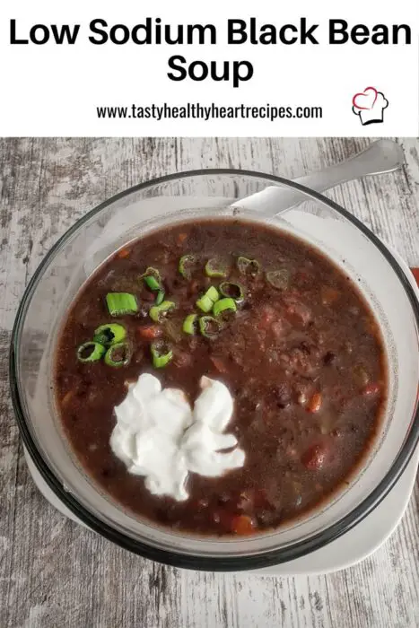 Low Sodium Black Bean Soup PIN