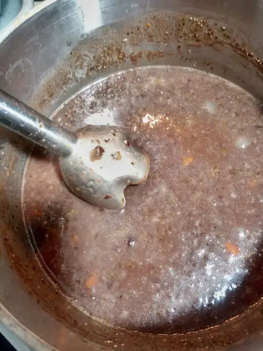 Blend a portion for thicker soup