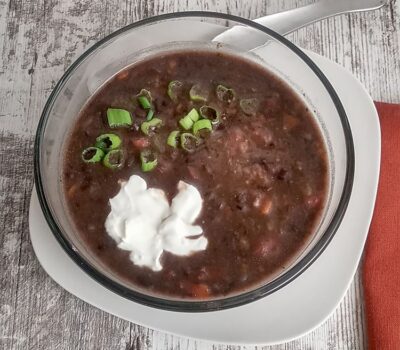 Low Sodium Black Bean Soup