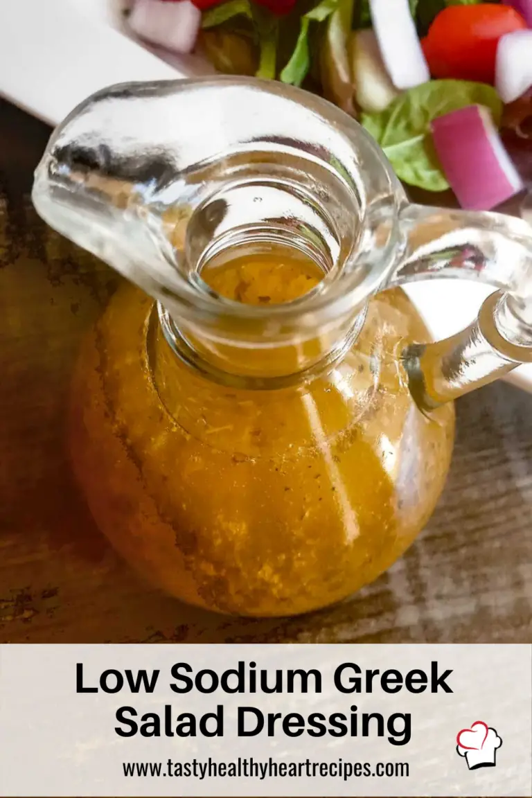 Low Sodium Greek Salad Dressing - Tasty, Healthy Heart Recipes