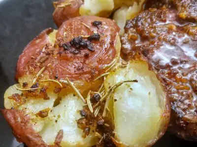 Low Sodium Smashed Red Potatoes