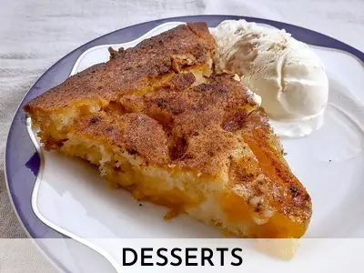 Recipe Index for Desserts