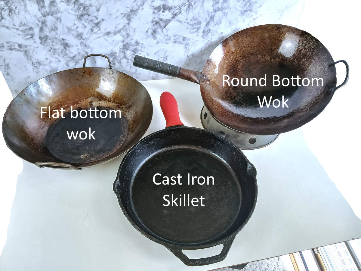 Low sodium chicken stir fry pans for stir frying.