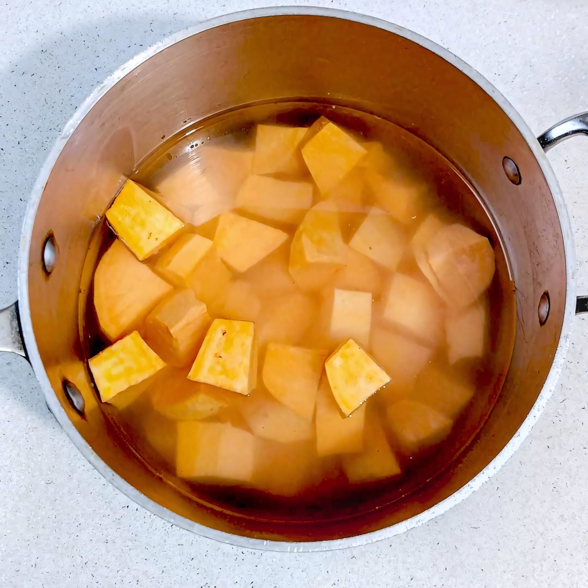 Process shot 1 low sodium sweet potato casserole