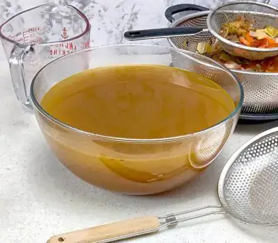 Low Sodium Homemade Vegetable Broth/Stock