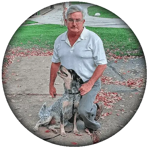 Author Bill and dog Ash profile image