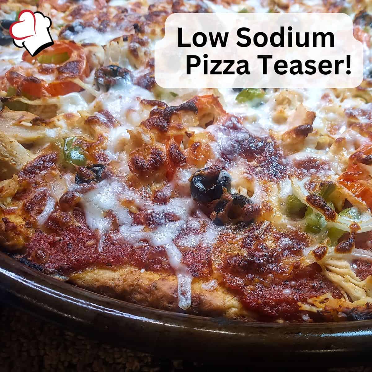 Image of upcoming pizza with topping and sauce teaser.